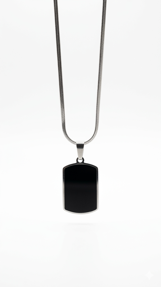 Black Onyx Pendant Necklace