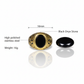 Obsidian Gold Men’s Ring