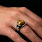 Tiger's Eye Signet Ring