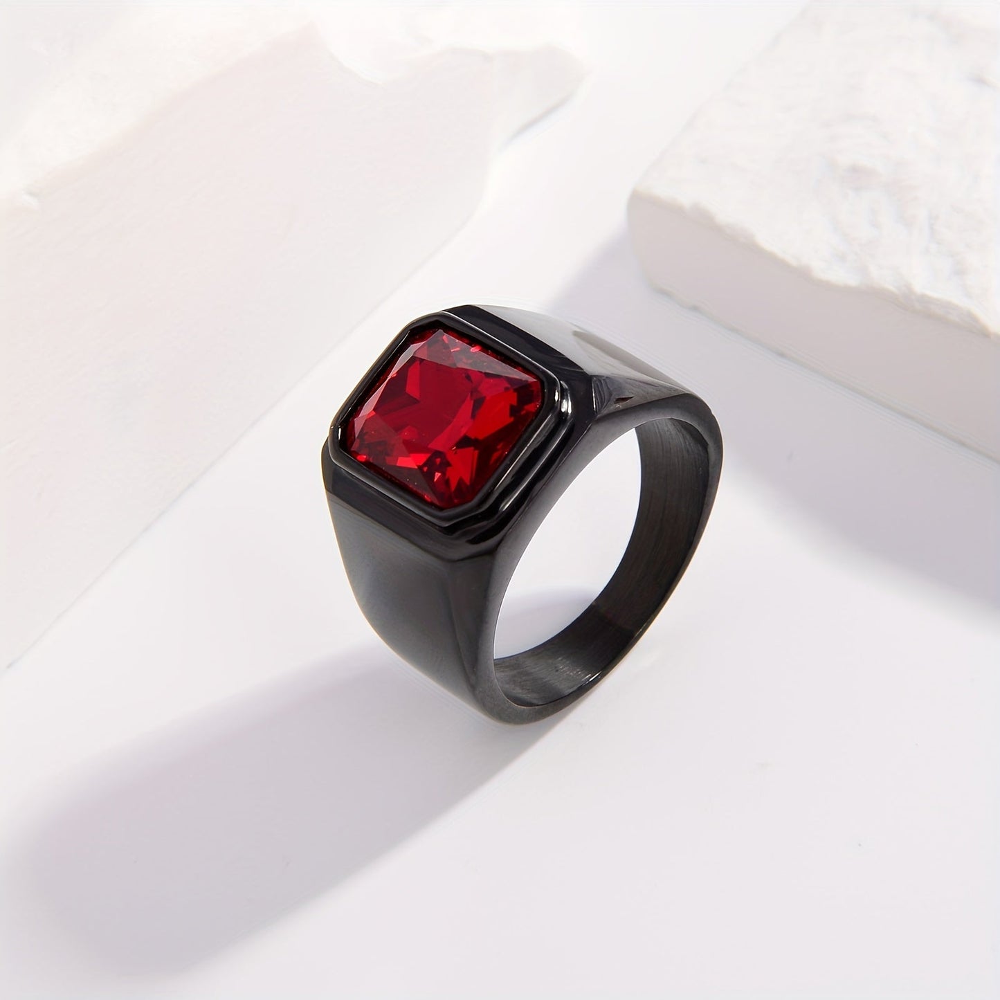 Black Valor Ruby Ring