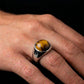 Tiger's Eye Signet Ring