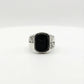 Silver Scroll Engraved Ring