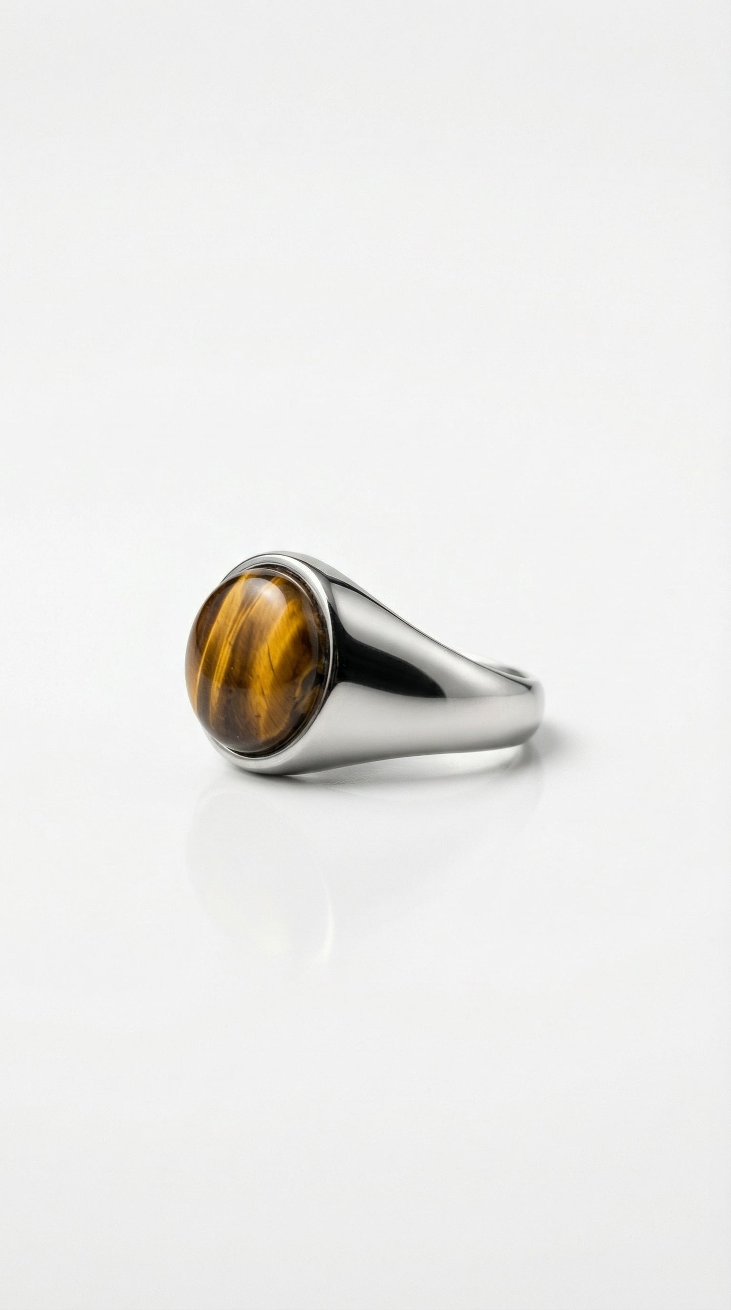 Tiger's Eye Signet Ring