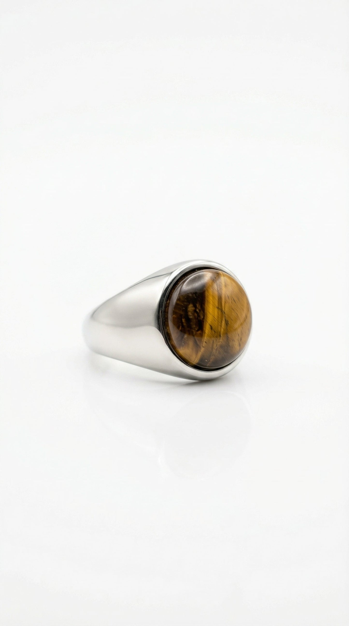 Tiger's Eye Signet Ring