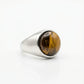 Tiger's Eye Signet Ring