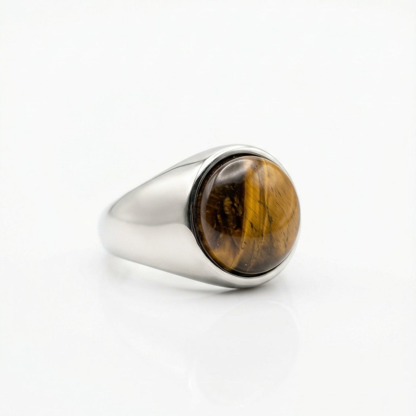 Tiger's Eye Signet Ring