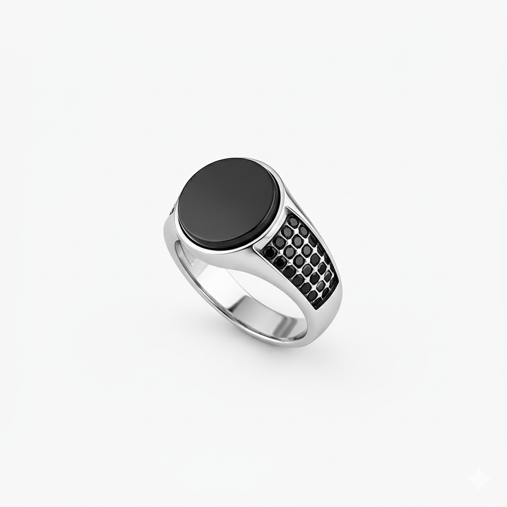 Midnight Steel Ring