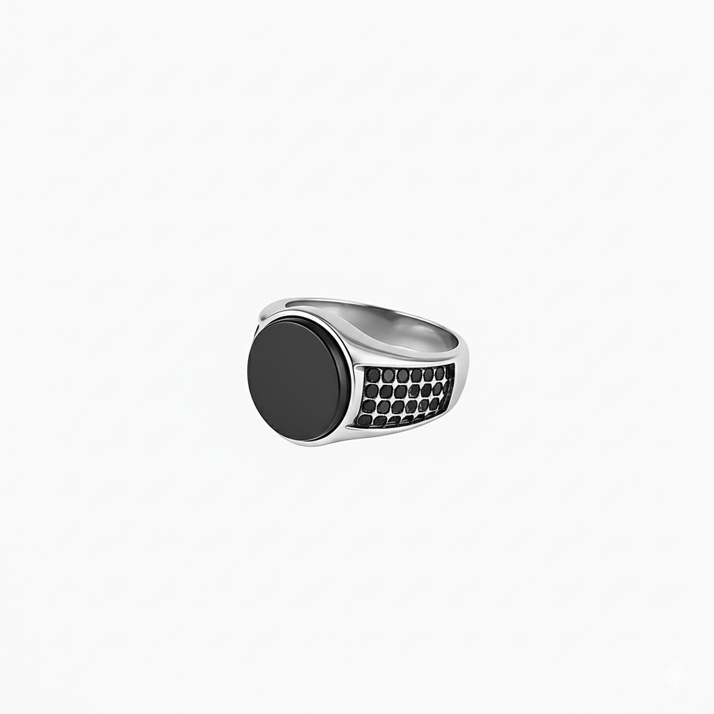 Midnight Steel Ring