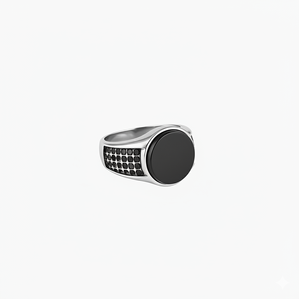Midnight Steel Ring