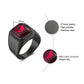 Black Valor Ruby Ring