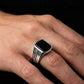 Silver Scroll Engraved Ring