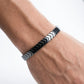 Black Hematite Arrow Cuff Bracelet