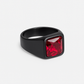 Black Valor Ruby Ring