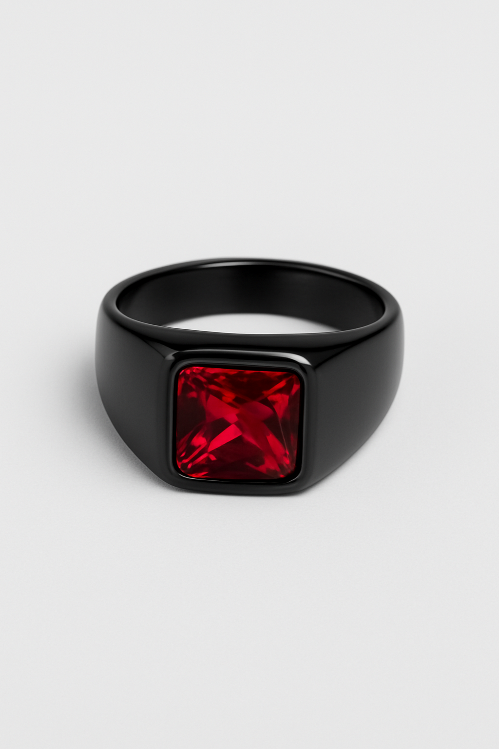 Black Valor Ruby Ring